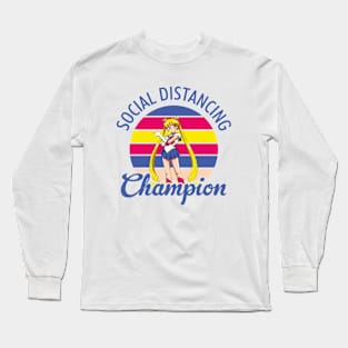 Sailor Moon Social Distancing Champion Long Sleeve T-Shirt